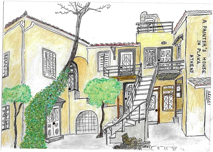 A Painter'S House In Plaka